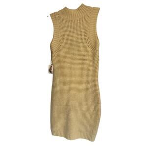 Sleeveless Racerback High Neck Sweater dress (medium)
